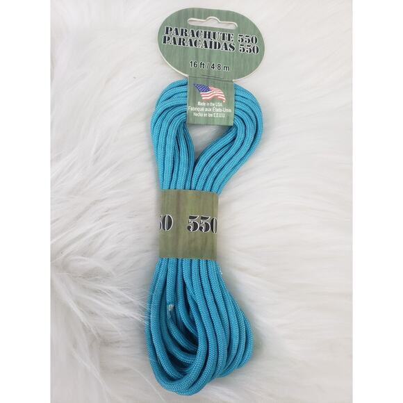 Turquoise 550 Parachute Cord Paracord for survival bracelets jewelry crafts blue - Picture 1 of 4